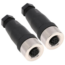 2PCS for 5pin Sensor Connector Set Waterproof Male Plug for Industrial Use 5P I Female (PG7)