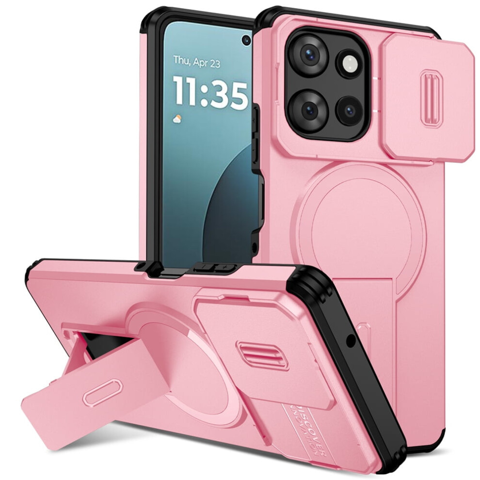 Motorola Moto G Power 5G 2025 Case Magsafe Fold Holder Pink 941196970572
