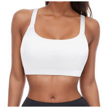 Haut de bikini pour femme Ă encolure ronde, bretelles larges et dos en U