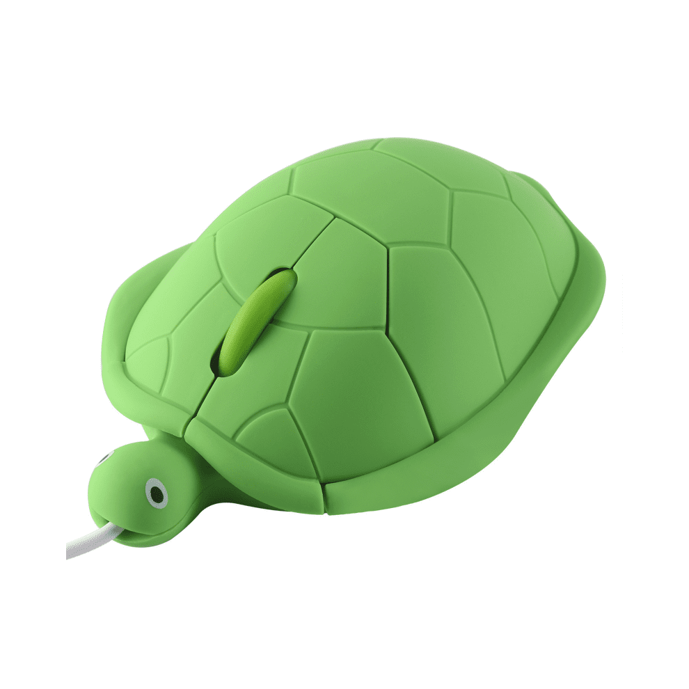 Turtle Wired/Wireless Mouse 1600Dpi Mute Button Green 941196998187