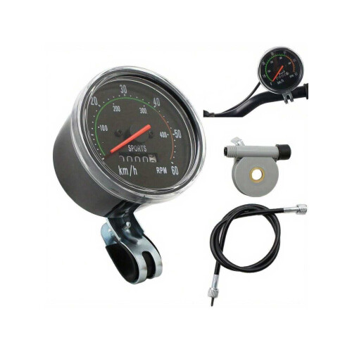 Tachimetro analogico meccanico per bicicletta con hardware