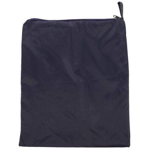 Dark Blue Waterproof Rain Poncho Storage Bag with Zipper
