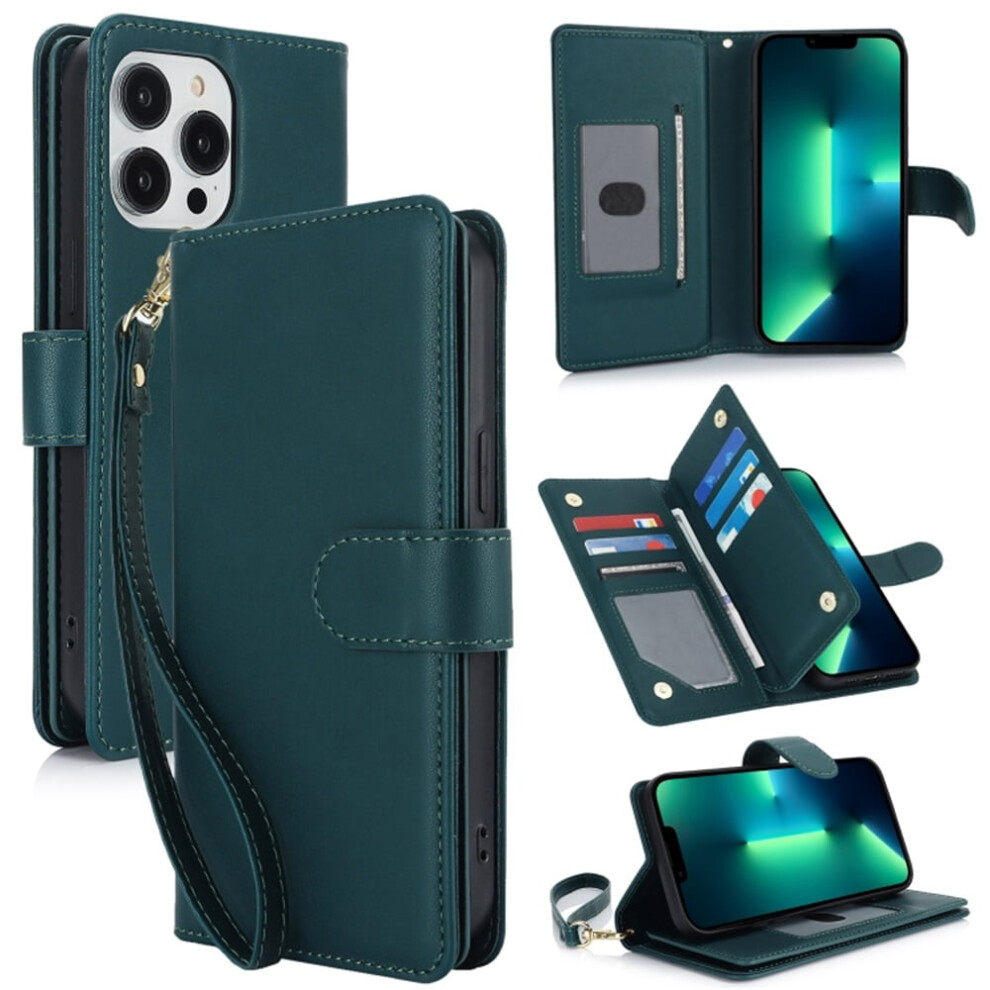 Leather Magnetic Flip Wallet Case For Iphone 13 Pro Max 6.7 941196981615