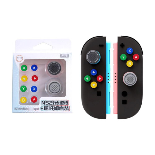 Tapas de silicona para joystick Switch2thumb con botones ABXY