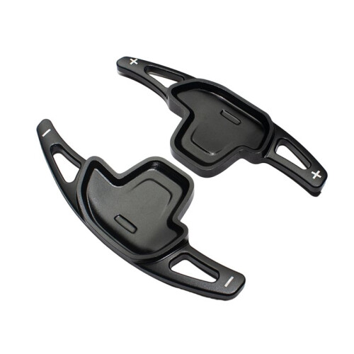 2PCS Car Steering Wheel Shift Paddle for GAC  Shadow Leopard Auto Accessories Rust-Proof Aluminium Alloy (Black) 2