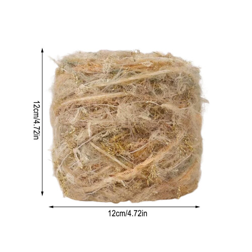 Dik, handgesponnen kunstgaren, 100 gram per rol. 2