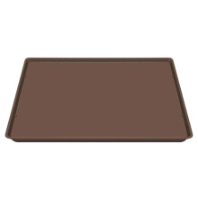 Plateau en silicone antidérapant et résistant à la chaleur pour machine à café (1 pièce)