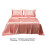 Ensemble de draps en satin et microfibre à poches profondes, 1 drap-housse 3