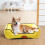 Rectangle Dog Bed for Small to Medium Dogs – Washable 5