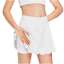 Girls tennis skorts with built-in shorts white size 11-12