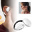 Fones de ouvido esportivos sem fio OWS com microfone, compatíveis com 1