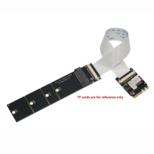 M.2 AE KEY Naar M.2 NVMe-Adapterkaart met TF-Sleuf. de M.2 A+E KEY-Interface Ondersteunt Geen CNVi-Protocol. Netwerkkaart