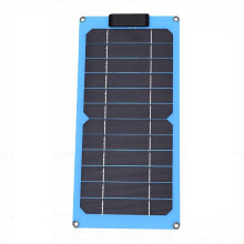 10W Solar Panel Outdoor Portable Battery Charging Dual USB Ultra-Slim Design for Power Bank Phone Camping RV C