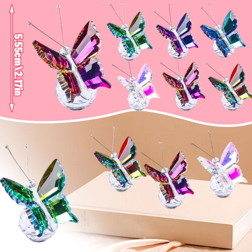 Prespapier cu cristal fluture 5,55 cm 1 buc.