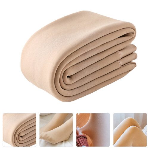Damespanty, kaki, dik en warm (1 paar)
