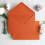 A7 envelopes burnt orange 5.35x7.5 inches 50 pcs 1