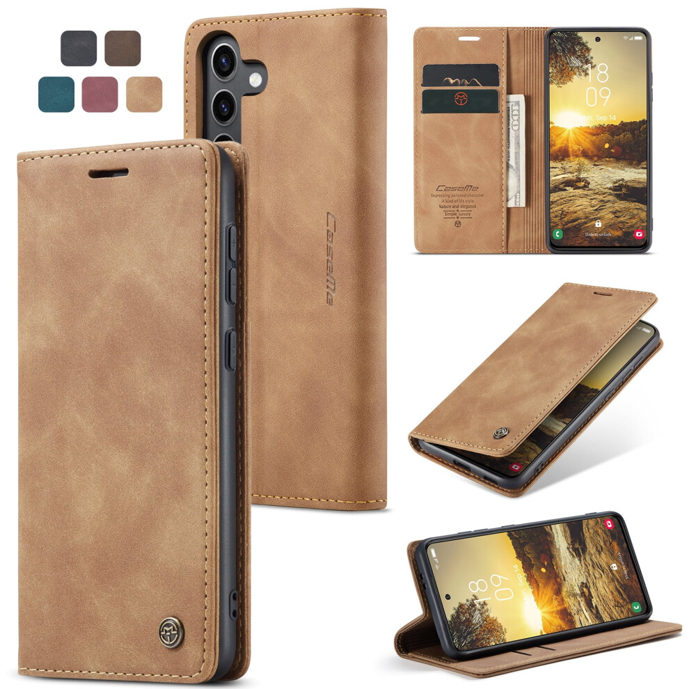 Caseme Leather Flip Wallet Case For Samsung Galaxy S24 Fe 941196996312