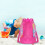 Mesh swim bag drawstring backpack 1 pack 4
