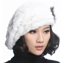 Cappello da donna modello berretto Rex con fiore