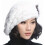 Cappello da donna modello berretto Rex con fiore 1