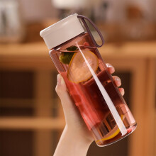 Mug de voyage en plastique résistant à la chaleur, 17,4 cm, étanche, sans BPA