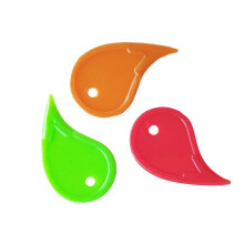 Draagbare plastic briefopener (1 stuk)