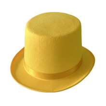 Chapéu Derby para Crianças e Adultos, Chapéu Cosplay de Topo Plano