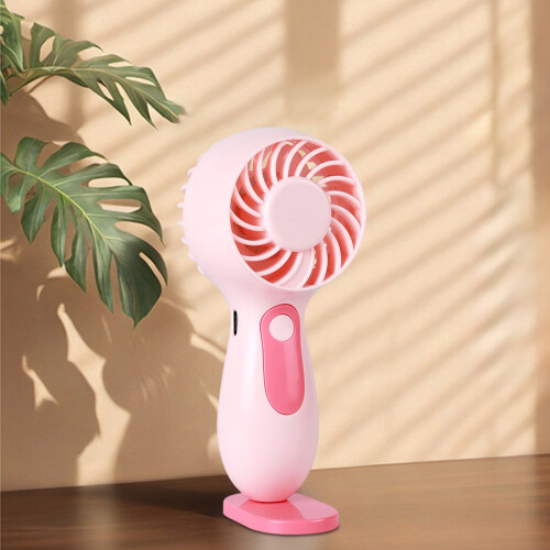 Draagbare, oplaadbare USB-miniventilator met 3 snelheden