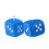 Fuzzy Dice speilhenger bildekorasjon 1 par 1