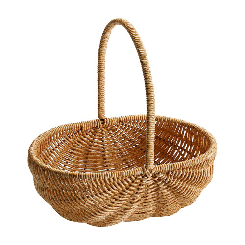 Punottu hedelmäkori kahvalla, 1 kpl 1