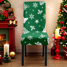 Housses de chaises de Noël extensibles, amovibles et lavables