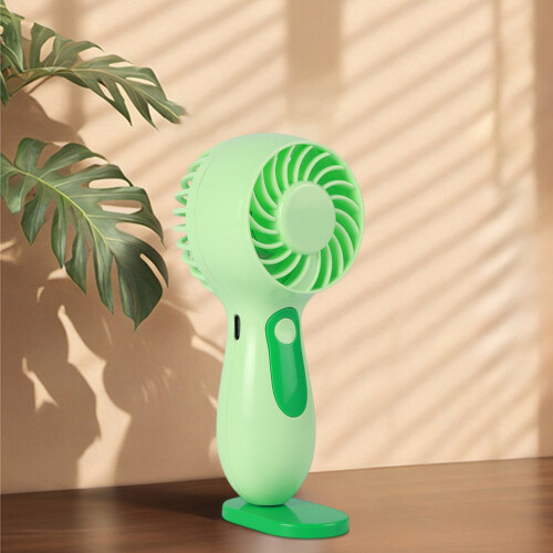 Draagbare, oplaadbare USB-miniventilator met 3 snelheden
