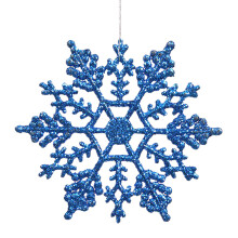 Ornáidí Calóg Sneachta Glitter Plaisteach Pacáiste 12