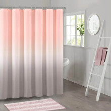 Doublure de rideau de douche imperméable extra longue 70,87 po x 70,87 po