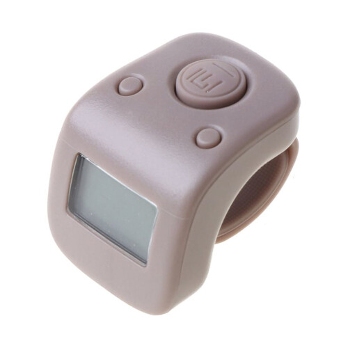 LCD finger ring tally counter 6-digit 6-channel