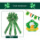 St. Patrick's Day Green Bow with Irish Print Decoration 3