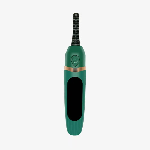 Verwarmde wimperkruller, USB oplaadbaar, 3 warmtestanden, groen