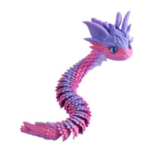 Dragão impresso em 3D - Item decorativo para casa - 1 peça