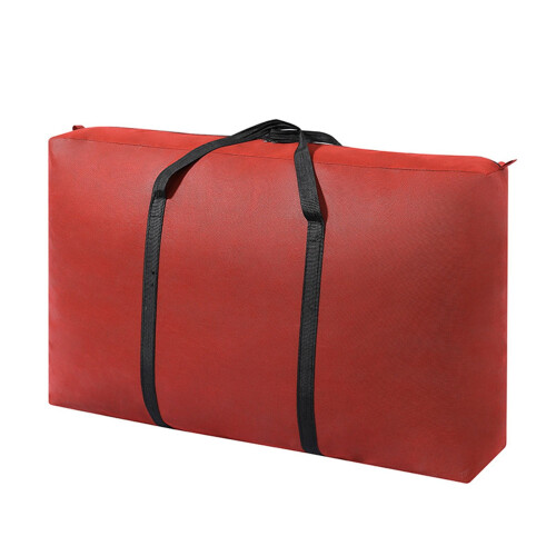 Sac de voyage imperméable à fermeture éclair 35 pouces rouge