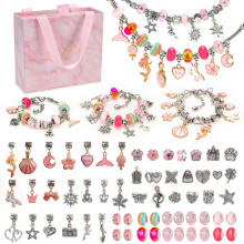 Girls' DIY Charm Bracelet Making Kit for Ages 5-12