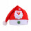 Weihnachtsmütze, Weihnachtsmann-Plüschmütze, 1 Stück 1