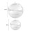 Clear Shatterproof Plastic Fillable Ball Decorations 12 pcs 5