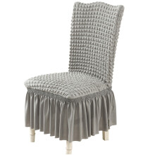 Housse de chaise de salle à manger extensible et lavable avec jupe (1 pièce)