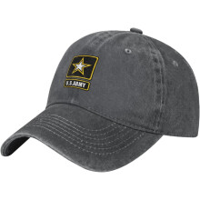Baseballpet met logo van het Amerikaanse leger voor mannen en vrouwen, verstelbaar.