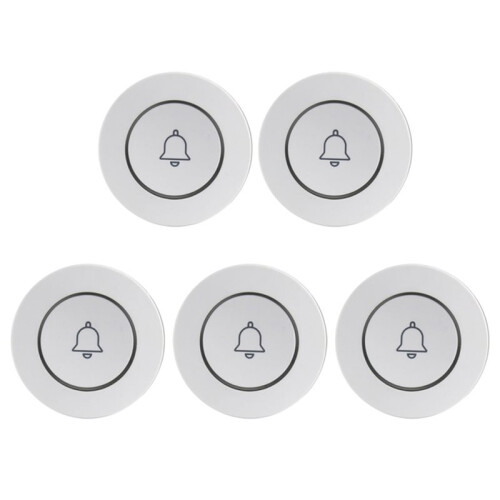 5PCS 433mhz Remote Control Doorbell Button SOS Panic Button Emergency Call Wireless Alarm for Elderly