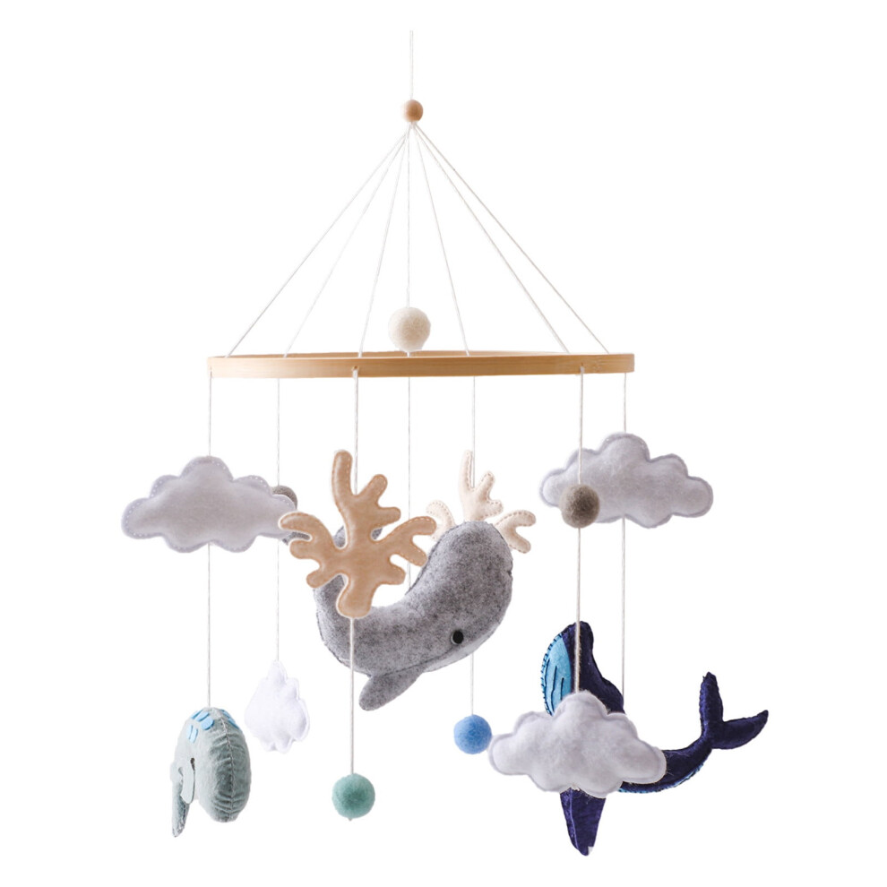 Boho Baby Crib Mobile Gray Gender-Neutral 1 Piece