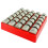 Coin Collection Box with Trays Rectangular Plastic Red 1 Set 5