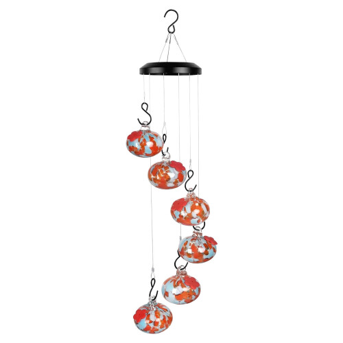 Hummingbird Feeder with Wind Chime Design 1 pc