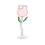 Copa de cóctel rosa de cristal de 142 ml (5 oz) 1