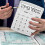 Lightweight 12-digit desktop calculator with large display 8